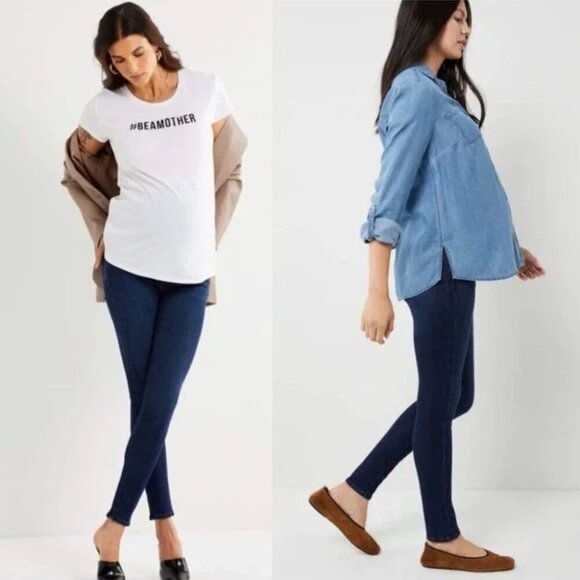 NWT Joe’s Secret Belly The Icon Mid Rise Skinny Ankle Maternity Jeans - Picture 1 of 7